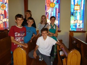 Confirmation Class at Martin Luther Church -2011