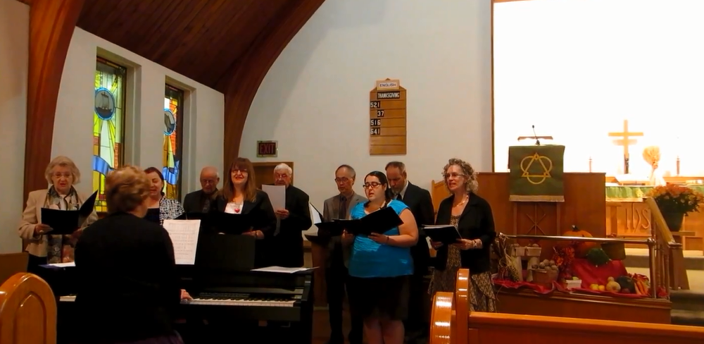 2012 Choir -singing At Easter
