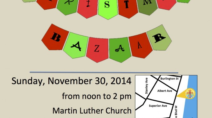 2014 Christmas Bazaar - Public Poster