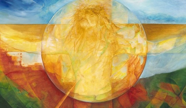 Herzstück Kreuzweg St. Bruno, 2004, Oil On Canvas, Artist Cynthia Tokaya