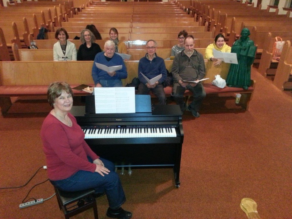 2015 Choir Practice With Linda Marcinkus, Director