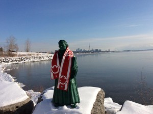 2015 Martin Luther ambassador on the Toronto skyline