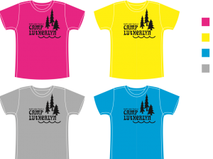 MLC at Camp Lutherlyn Tshirt Colours