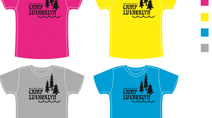 MLC At Camp Lutherlyn Tshirt Colours
