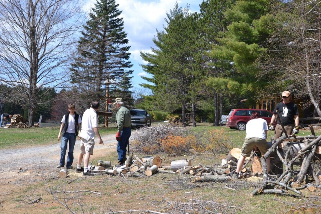 Clean Up At Camp Lutherlyn