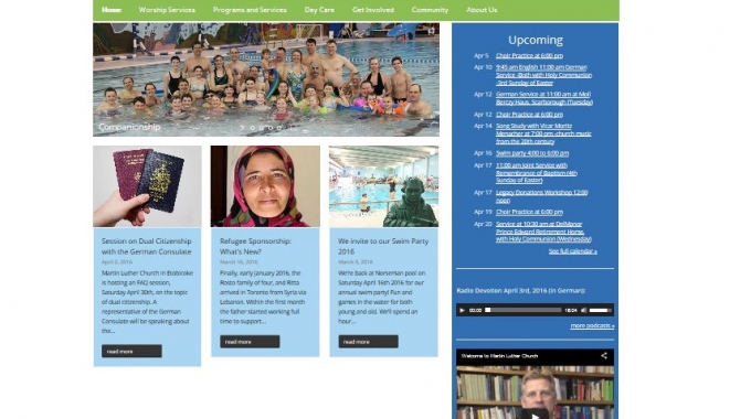 MLC Website Home Page At April7, 2016