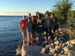 2016 Confirmands by the Lake