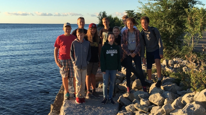 2016 Confirmands By The Lake