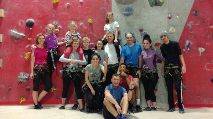 Syrian Family Rock Climbing 2016