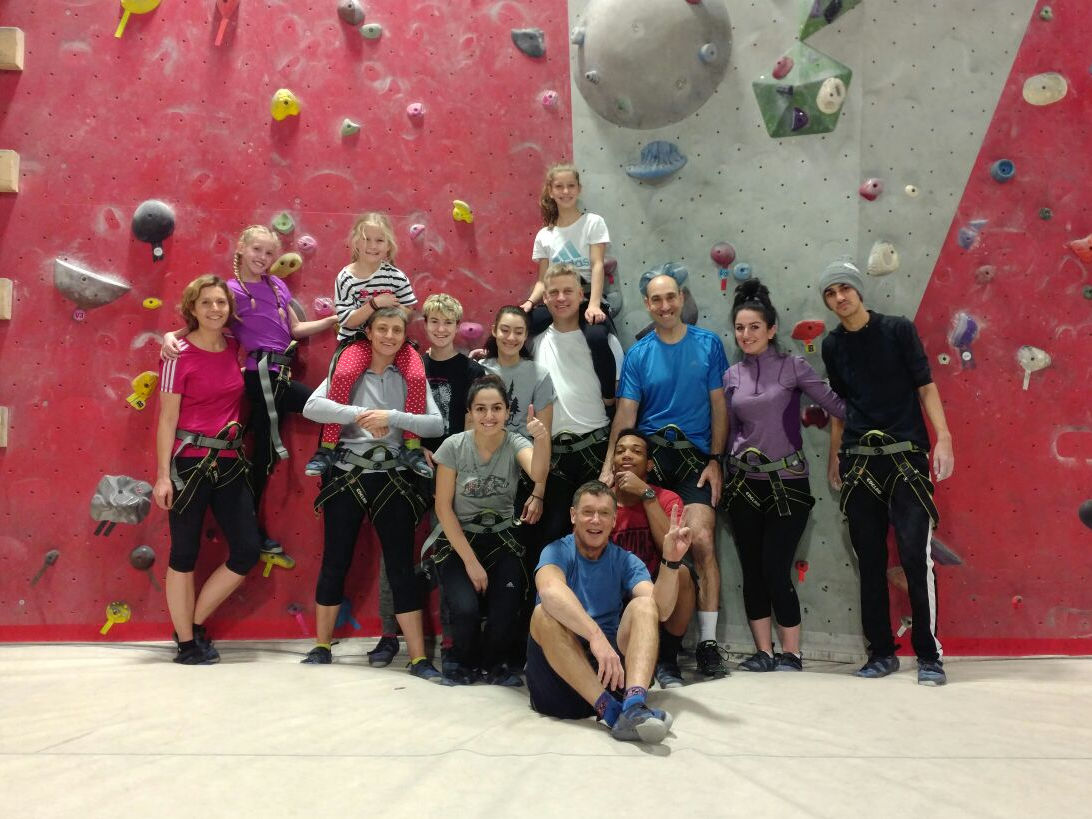 Syrian Family Rock Climbing 2016