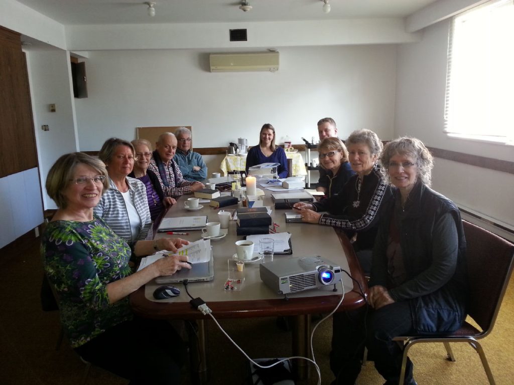 Visiting Ministry Team Meeting On Mar 2017 In The Back Room