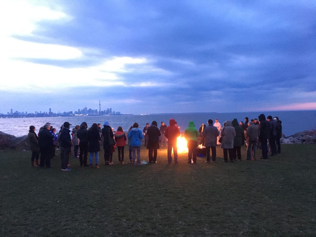 Easter Sunrise Service West Humber Bay Toronto