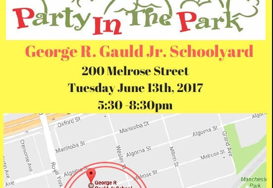 Party In The Park -Flyer 2017