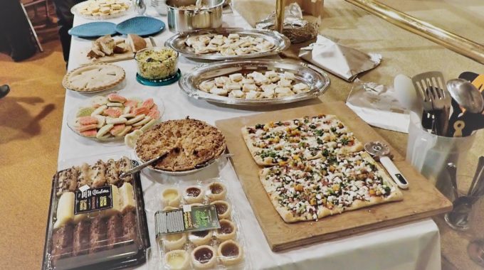 Food On The Table At MLC For Dinner Church