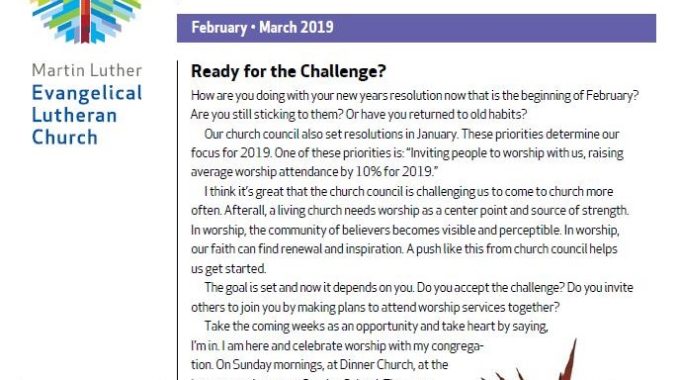 2019 Feb Mar MLC Newsletter