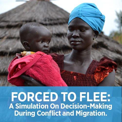 2019 Refugee Forced To Flee poster from Foodgrains Bank