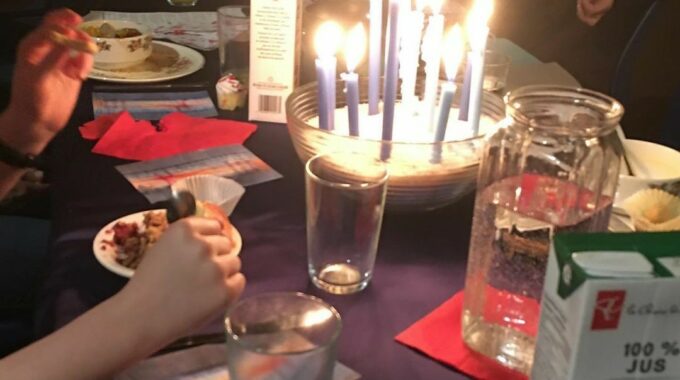2020 Dinner Church Table Jan 8th