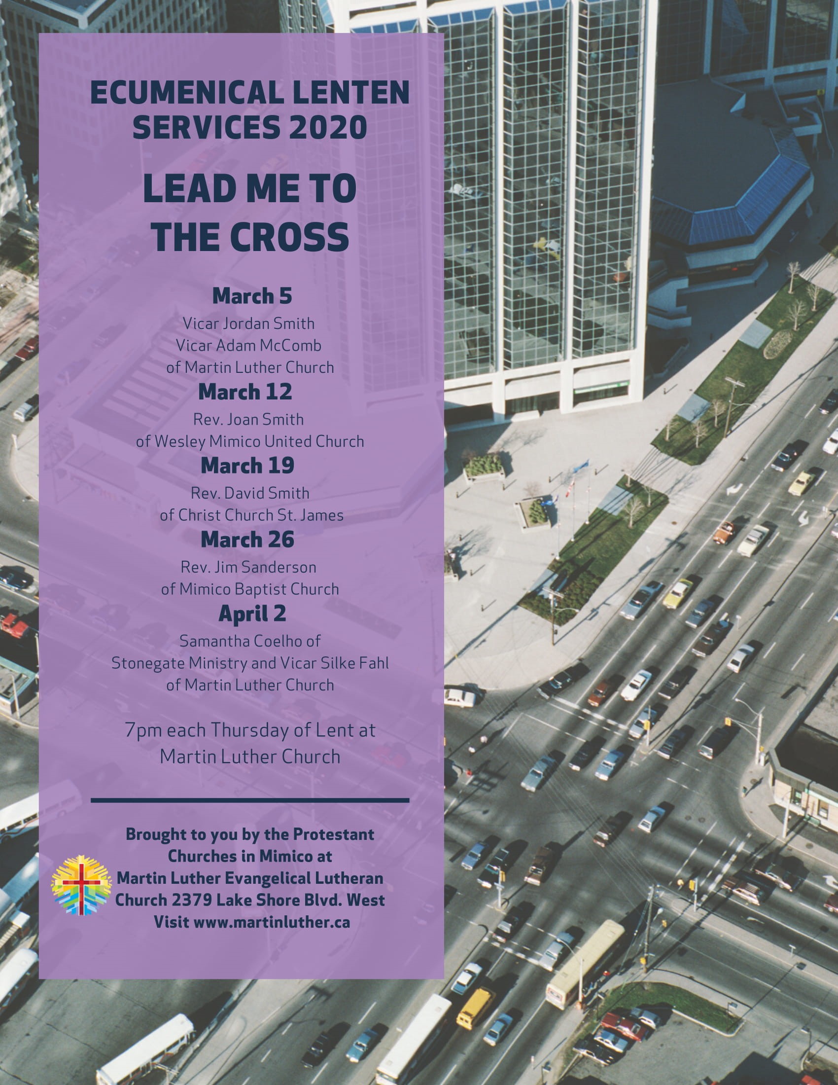 2020 Lenten Services -poster