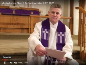 Pastor Dr. Christian Ceconi, Sun March 22, 2020