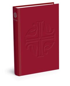 Evangelical Lutheran WOrship (ELW) red song book cover standing