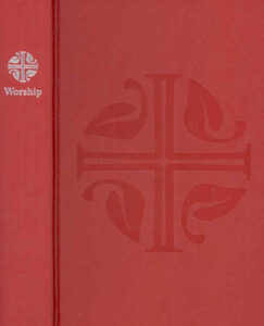 Evangelical Lutheran Worship (ELW) red song book cover