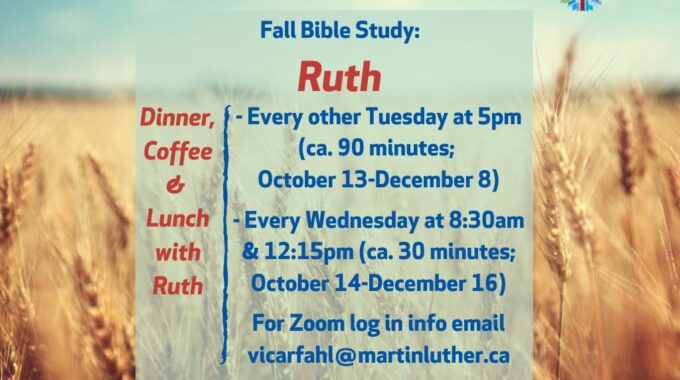 Bible Study Poster Image Fall 2020