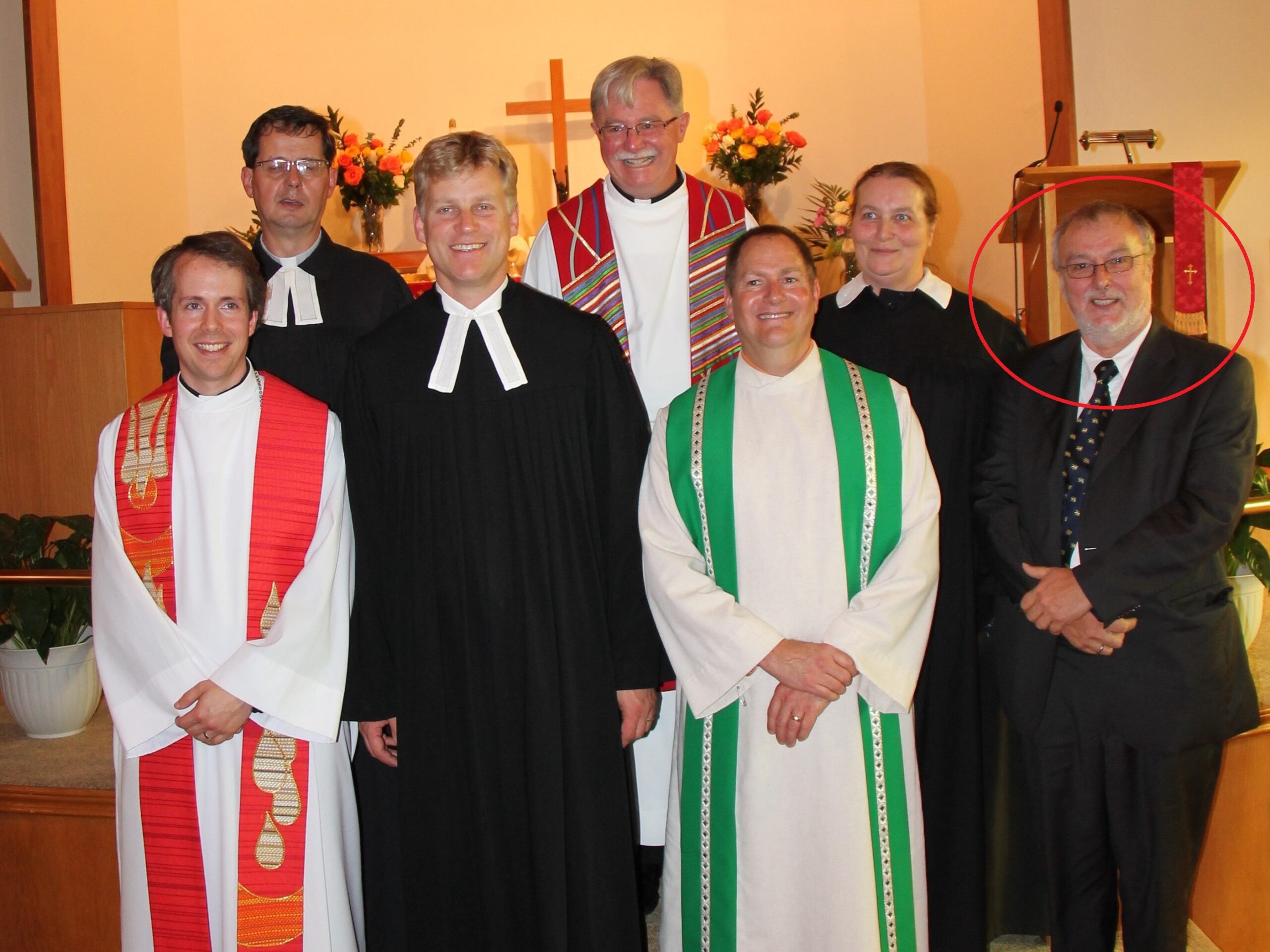 2013 Pastor Gerhard Hille at Installation Service Ceconi Sep22