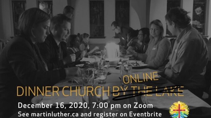 Dinner Church Invitation Poster For Dec 16 -2020