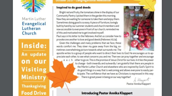 2021 October Newsletter 4x3 Blog