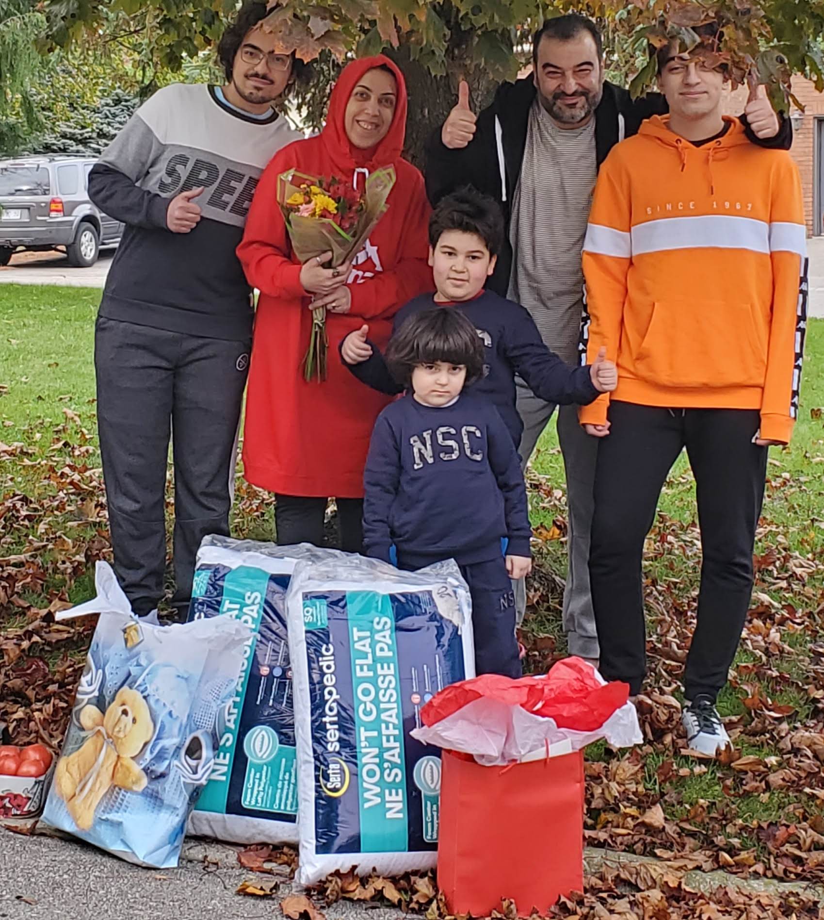 Refugee arrival in Canada