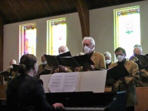 2022 Palmsunday -Harfentoene Mens Choir at MLC