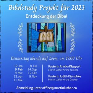 Bible Study 2023 image German