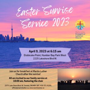 Easter Sunrise Service 2023 Ad 