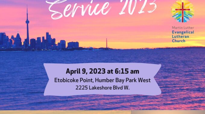 Easter Sunrise Service 2023 Ad