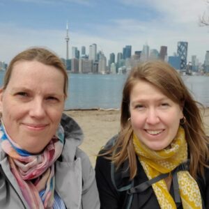 2023 Pastors Judith Kierschke and Annika Klappert Apr18 -Toronto skyline