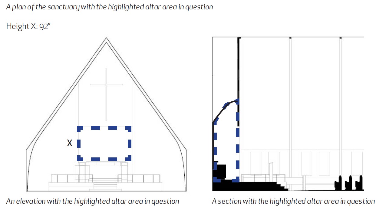 2023 MLC Altar Art Expression of Interest -Schematics of space